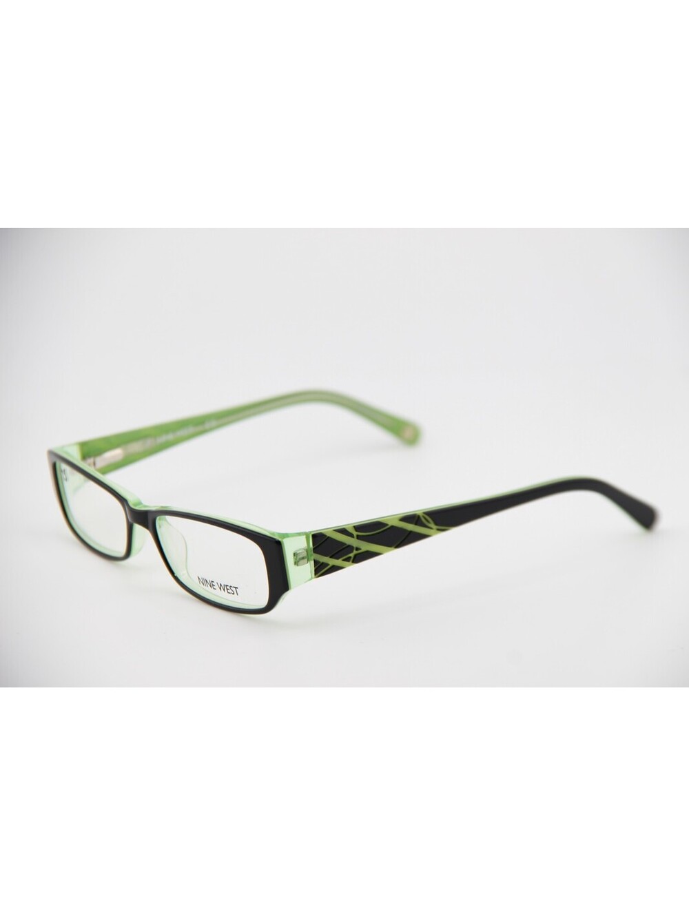 Nine West Nw5012 019 Black Lime Authentic Eyeglasses 49-15-130